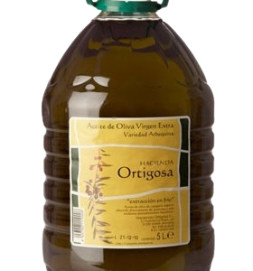 Aceite de Oliva Virgen Extra · 100% Arbequina · Garrafa 5 l.